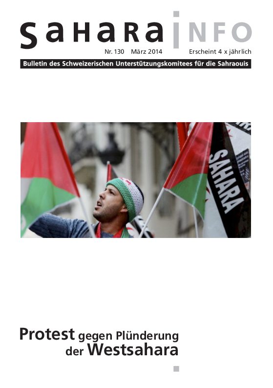 Protest gegen Plünderung der Westsahara