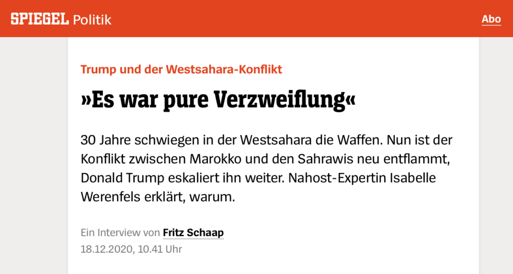 Lese-Tipp «Der Spiegel» vom 18.12.20