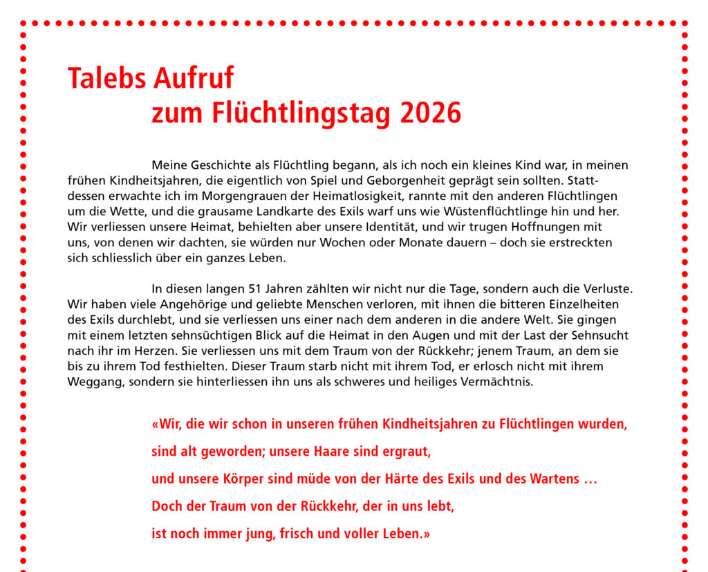 Lese-Tipp zum Flüchtlingstag 2026